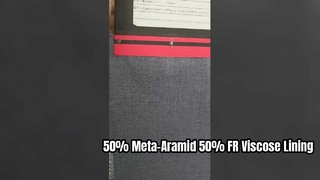 Подкладочная ткань из вискозы, 50 % мета-арамид, 50 % огнестойкости