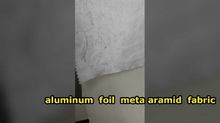 Метаарамидная ткань из алюминиевой фольги