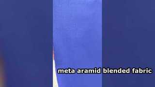 `Nomex IIIA Type 93/5/2 Мета-Арамидная ткань 160 г/м² Ярко-синяя огнестойкая антистатическая ткань для нефтегазовой суммы