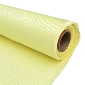 Высокопрочный желтый цвет ткани 3000D 400g Para Aramid Кевлара