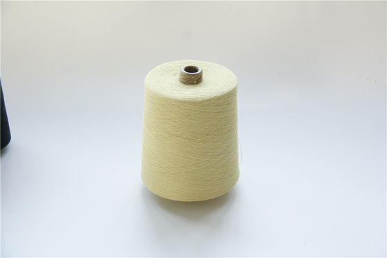 Желтый цвет Ne18/2 пряжи волокна 66TEX Para Aramid сырцовый для отрезанных устойчивых перчаток