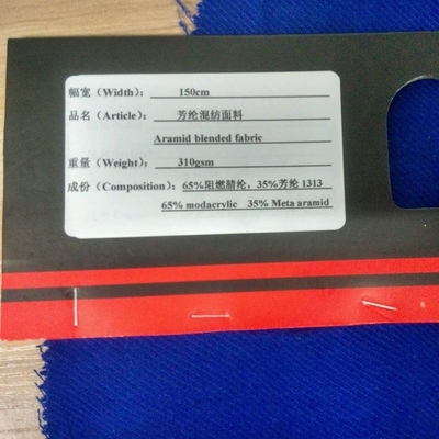 Низкие вискоза усушки и ткань Aramid в различных цветах