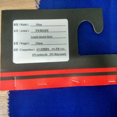 ткань волокна Aramid ширины 150cm с химической устойчивостью закручивая пряжи хорошей