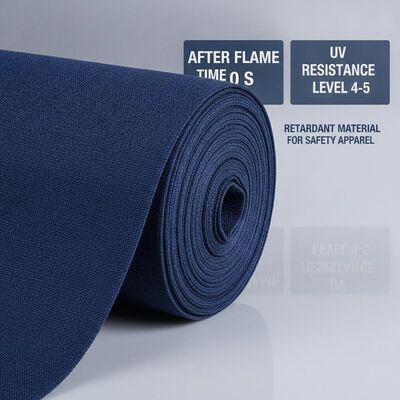 После времени воспламенения 0 S Navy Blue Meta Aramid Ткань Ультрафиолетовый устойчивость уровень 4 5 Огнеупорный материал для одежды безопасности