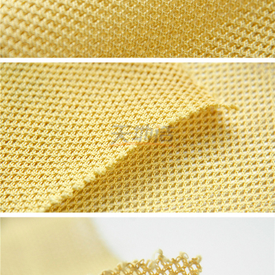 Желтый цвет 100% ткани сетки Para Aramid нити сырцовый для усиленного скелета