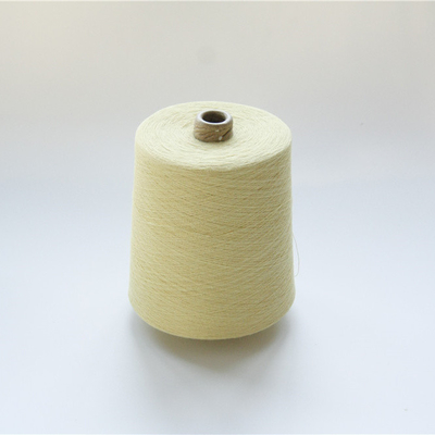 Желтый цвет пряжи нити 40TEX Para Aramid сырцовый для соткать ткани