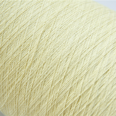 Желтый цвет пряжи нити 40TEX Para Aramid сырцовый для соткать ткани