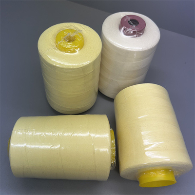 Шить 60TEX Ne30/3 Para Aramid продевает нитку сырцовый желтый цвет с высокопрочным