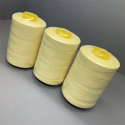Желтый цвет потока NFPA1971 Ne20/3 Para Aramid шить сырцовый для промышленной конвейерной ленты
