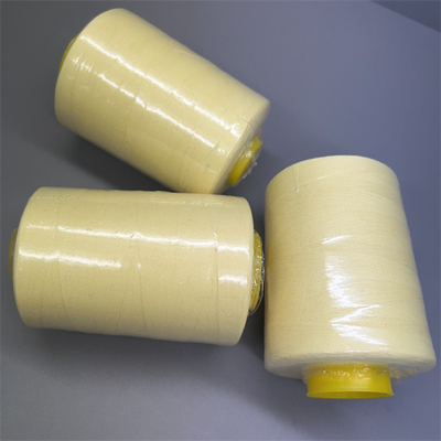 Желтый цвет потока NFPA1971 Ne20/3 Para Aramid шить сырцовый для промышленной конвейерной ленты