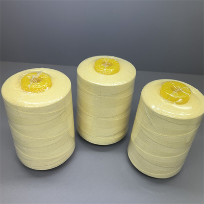 Веревочка занавеса шить потока NFPA1971 Para Aramid сырцовая желтая
